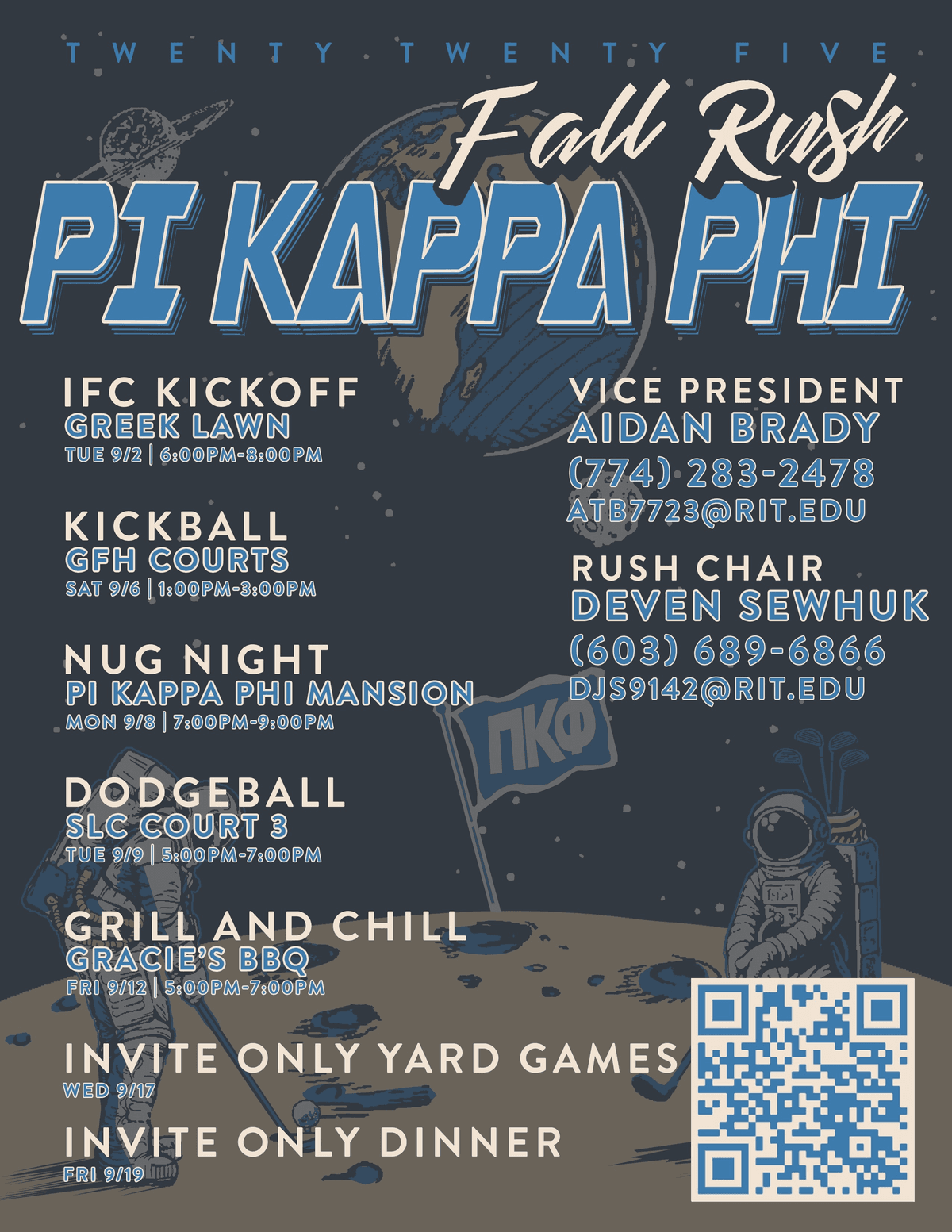Pi Kappa Phi Rush Poster